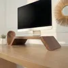 riess-ambiente Monitorständer GATSBY 50cm braun massives Produktbild-Vorschau 1