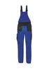 A back view of blue and black work overalls. Produktbild-Vorschau