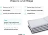Asciugamano Waffle 50x100cm bianco con riga blu Anteprima dell’immagine prodotto 5