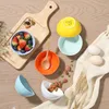 Schalen Set Porzellan,LOVECASA 6-teilig Eiform Eisschale, Produktbild-Vorschau 4