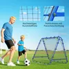HOMCOM Fußball Rebounder Kickback Tor Rückprallwand Netz Produktbild-Vorschau 6