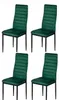 ModernHome LR-1494 Set mit 4 Esszimmerstühlen VELVET, grün Produktbild-Vorschau 11