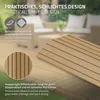 ML-Design WPC Abschlussleiste Teak für Terrassenfliesen Produktbild-Vorschau 4