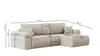 Kaiser Möbel Ecksofa mit Schlaffunktion L-förmiges Sofa Produktbild-Vorschau 3