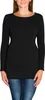 Alkato Damen Langarm Longshirt  Langarmshirt Tunika Basic Produktbild-Vorschau 1