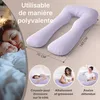 Oreiller ELONEO pour dormir sur le côté avec housse, Voir les images du produit 2