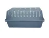 A grey pet carrier is shown against a white background. Produktbild-Vorschau