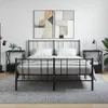 vidaXL Noční stolky 2 ks černé 50x41x65 cm materiál na bázi Náhled obrázku produktu 3