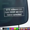 PantherPixel Fahrer Aufkleber Während Der Fahrt Nicht Produktbild-Vorschau 1