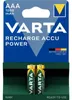 Varta Akku NiMH, Micro AAA, Recharge Power, vorgeladen, HR03, 1.2V, 1000mAh, 2 Akkus Produktbild-Vorschau
