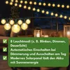 KRUMAD Solární LED pohádková světla 50 LED - 7m IP65 Náhled obrázku produktu 4