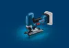 A Bosch cordless jigsaw is shown against a blue background. Produktbild-Vorschau