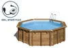 GRE Holzbecken rund Modell Vasto Ø 428 x 136 cm, Produktbild-Vorschau 1