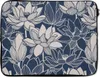 MuchoWow® Laptop Hülle 15 Zoll Lotus - Blau - Muster Produktbild-Vorschau 1