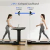 Two women using a treadmill desk and a walking pad in a home office setting. Anteprima dell’immagine prodotto