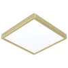 Eglo LED Deckenleuchte Fueva 5 messing 28,5 x 28,5 cm Produktbild-Vorschau 1