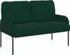 vidaXL Sofas mit Kissen 110cm Dunkelgrün Sperrholz Produktbild-Vorschau 1