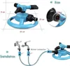 360° Eau de pelouse Arroseur rotatif de jardin 3 buses Voir les images du produit 10
