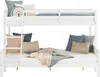 Homestyle4u Etagenbett, Weiß, Liegeflächen 90x200 & 140x200 Produktbild-Vorschau 5