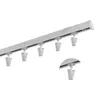 Deckenvorhangschiene 400 cm - weiß - aus Aluminium - mit Produktbild-Vorschau 3