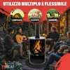 Terasové kachle HEAT 130 cm - záhradné kachle na terasu - Náhľad obrázku produktu 13