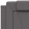 vidaXL Lit "Viana" avec matelas Gris 90x190 cm Similicuir Voir les images du produit 6