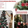 A collage of images showing Christmas tree decorations and people decorating a Christmas tree. Náhľad obrázku produktu