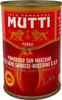 A close-up of a can of Mutti tomatoes. Náhľad obrázku produktu