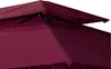 paramondo Comfort Gartenpavillon, 4 x 3 m, bordeaux + Wände Produktbild-Vorschau 6