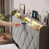 INONEFT čalúnená posteľ 140x200 cm s LED osvetlením a USB Náhľad obrázku produktu 5