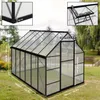 XMTECH hliníkový skleník 6.12² 340×180×195 cm cm včetně Náhled obrázku produktu 4
