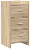 vidaXL Dressoir Sonoma-eikenhout, 40 x 36 x 80 cm, Productafbeelding-voorbeeld 1