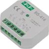 A close-up, angled view of a small, gray electronic device with green terminal blocks and a green LED indicator light. Náhľad obrázku produktu