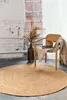 Tapiso Teppich Rund JUTE Moderner Teppich aus Naturfaser im Produktbild-Vorschau 1