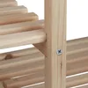 Relaxdays Pflanzenregal Holz, für Innen, stabil, rustikal, Produktbild-Vorschau 4