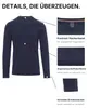 Mivaro Herren 3er Pack Langarmshirts aus Baumwolle - Produktbild-Vorschau 3