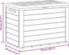 vidaXL Gartentruhe Anthrazit 78x44x55 cm Produktbild-Vorschau 7