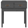 vidaXL Konzolový stôl Grey 76,5x40x75 cm Masívne borovicové Náhľad obrázku produktu 3