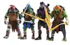 Action figures Tartarughe Ninja 15 cm, set di 4 figure Anteprima dell’immagine prodotto 1