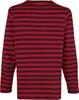 Urban Classics Regular Stripe LS rouge vif/noir - M Voir les images du produit 14