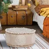 Pufa do siedzenia Marrakech okrągła 50 x 25 cm z Podgląd zdjęcia produktu 6