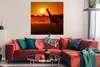 MuchoWow® Poster Giraffe - Sonne - Savanne 100x100 cm - Produktbild-Vorschau 2