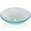 vidaXL Lavabo en verre trempé 42 cm mat Voir les images du produit 3