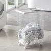 Metalowy kosz na pranie na kółkach, wys. 56,5 cm Podgląd zdjęcia produktu 7