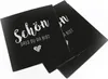 itenga 40x Serviette Schön dass du da bist - SCHWARZ - Produktbild-Vorschau 3