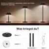 KUGI LED Nachttischlampe Tischlampe Kabellos Dimmbare Produktbild-Vorschau 6
