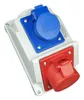 RoadEu - Kombi Wandsteckdose - Wandverteiler 16A CEE Produktbild-Vorschau 3