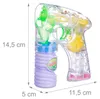 XL Seifenblasen Set, Seifenblasen-Pistole mit LED-Licht, Produktbild-Vorschau 5