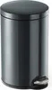 DURABLE Treteimer Metall 12L rund, 341158 anthrazit Produktbild-Vorschau 1