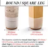Stuhlbeinkappen für Stuhlbeine mit Filz Produktbild-Vorschau 4